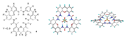 Abb. 2: Anionenrezeptor mit komplexiertem Anion
