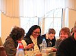 Elisabeth, Manjanit and Andrea during the lecture