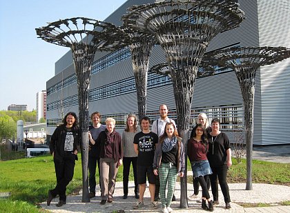 The X-ray group in Tanford's Garden, April 2018