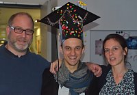 December 13, 2019: We congratulate Dr. Wilhelm Menzel (with hat) to his successful PhD-defense!
